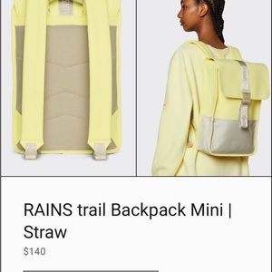 Rains Trial Backpack mini Color Straw